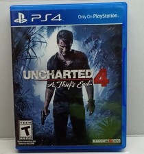 Uncharted 4 A Thief's End PlayStation 4 2016 Complete Tested Working Free Ship