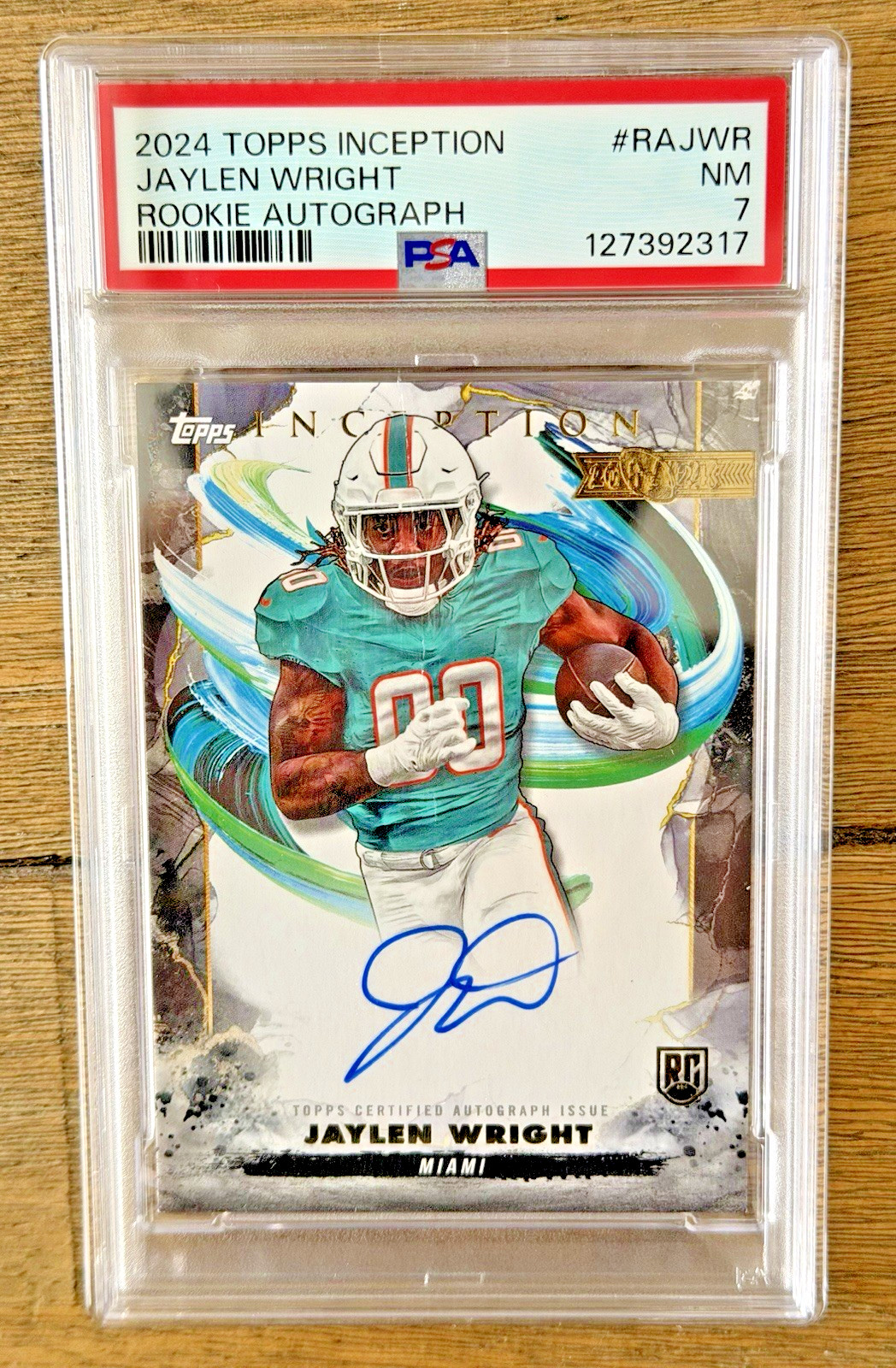 2024 Topps Inception - Rookie Autographs Jaylen Wright #RA-JWR (AU, RC)