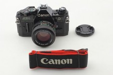  MINT strap Canon AE-1 Program 35mm Film Camera New FD NFD 50mm f1.4 Lens JAPAN