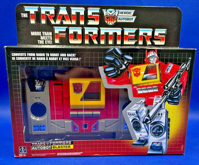 Transformers G1 Blaster Action Figure - 2020 Walmart Reissue - New in Box