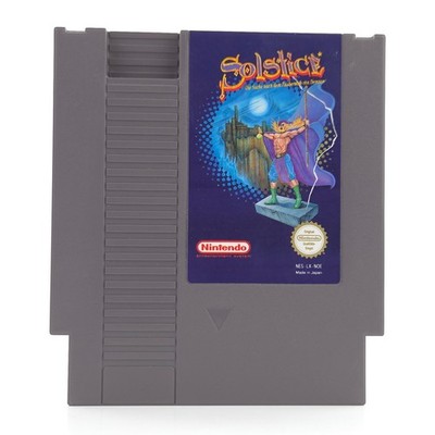 Nintendo NES Spiel: Solstice - Modul und Schutzhülle (PAL-B NOE)