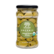 Organic Pitted Green Olives 5.3 oz Fresh Natural Snacks Mediterranean Diet