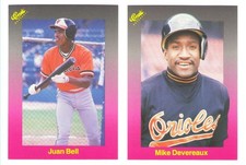 1989 Classic Travel Purple - BALTIMORE ORIOLES Team Set