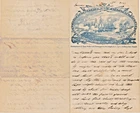1862 Letter from Isaac Barnum Nice Fort Walker Stationery Head