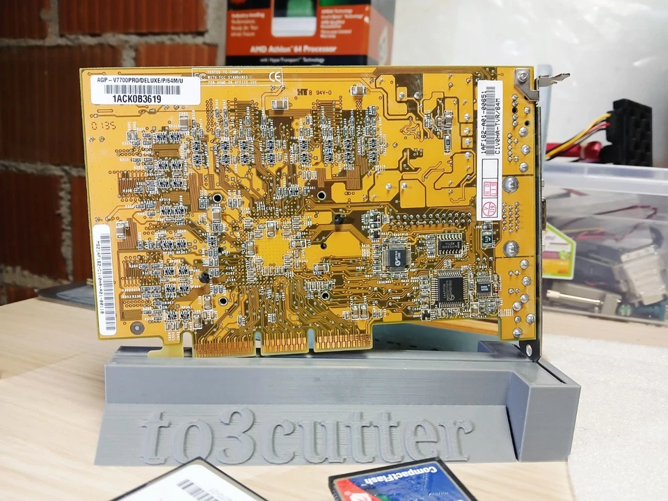 VINTAGE - ASUS AGP-V7700/PRO/64mb DDR DELUXE VERSION - WORKS! RETRO WIN98 BUILD - Image 2 of 4