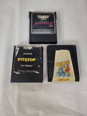 Calico Vision Games Qbert Pit Stop Cosmic Advenger Lot Of 3 Games