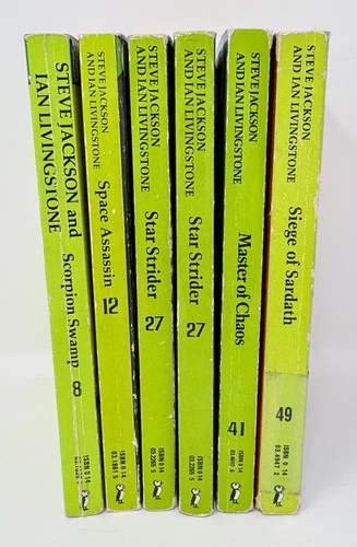 Fighting Fantasy Book Series - YOU PICK Steve Jackson Ian Livingstone