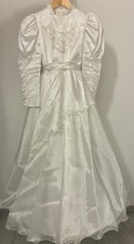 Kommunionskleid Weiß Gr. 140 + Bolero