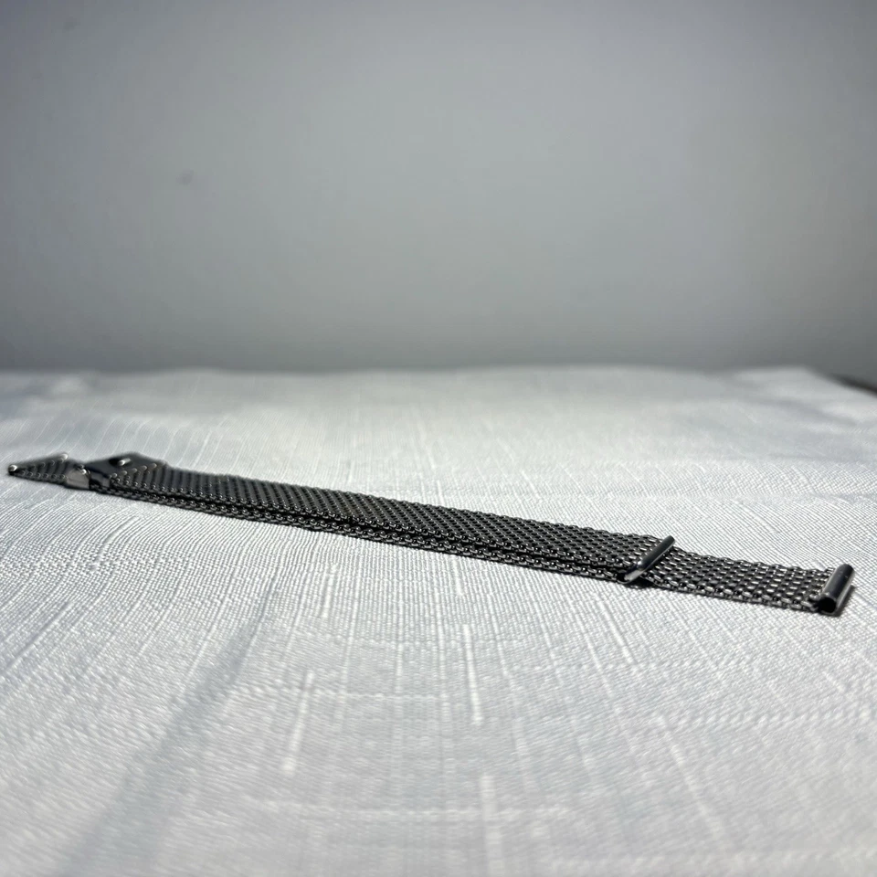 Forstner Komfit "JB" Mesh Stainless Steel Watch Band Bracelet 16MM band Vintage - Image 2 of 4