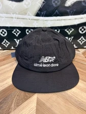 New Balance x Aime Leon Dore ALD Nylon Adjustable Hat Black OSFA Sold Out