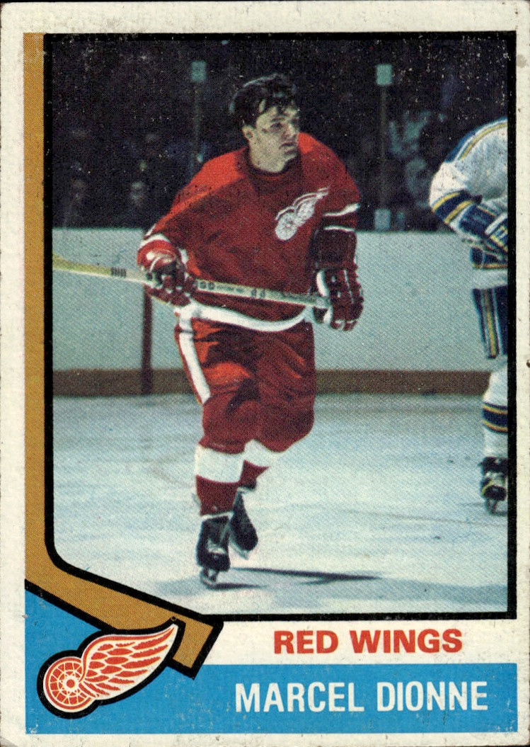 1974-75 Topps #72 Marcel Dionne Detroit Red Wings