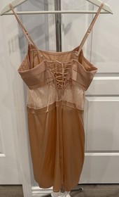 La Perla Silk Babydoll Chemise Slip Lace Lingerie Nightgown Size 2