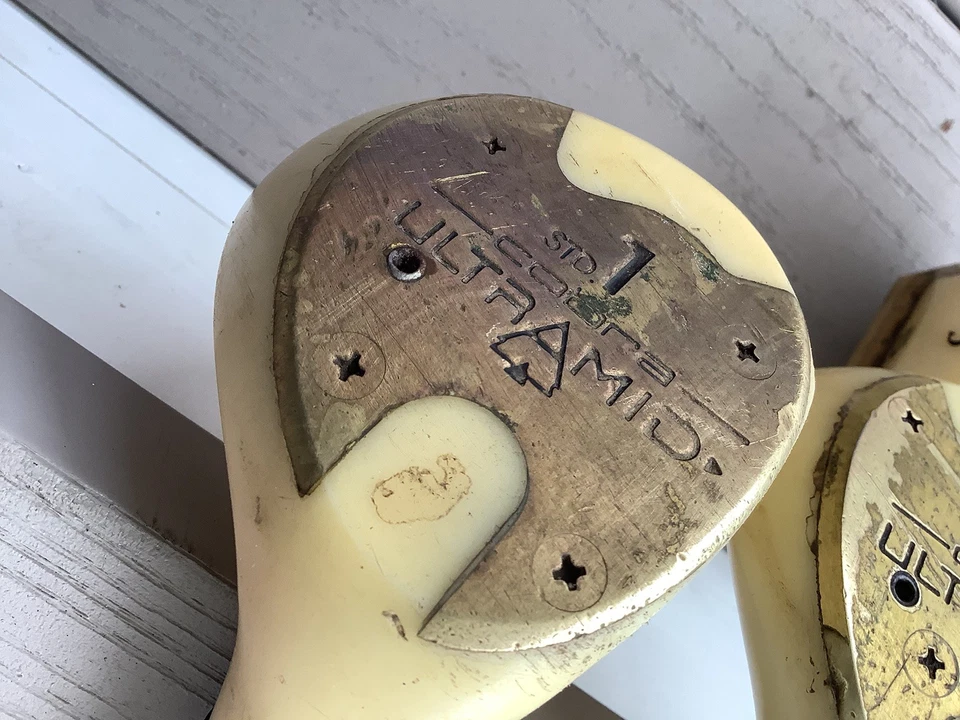 Cobra Ultramid Std. 1,3 &5 Golf Woods Set White R Flex John Daly 1991 - Image 4 of 4