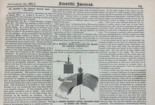 1887 Thomas Edison Original Articles - Magnetic Bridge & Pyromagnetic Dynamo