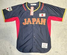 NWT Shohei Ohtani HEADGEAR CLASSICS Japan Baseball Jersey Mens Size XS Navy Blue
