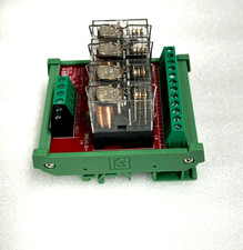 4 Channel Relay Module 1 SPDT DIN Rail Mount  24V DC Omron Relay