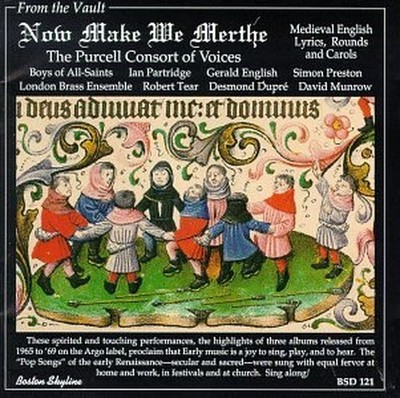 Now Make We Merthe - THE PURCELL CONSORT OF VOICES CD O3VG The Cheap Fast Free