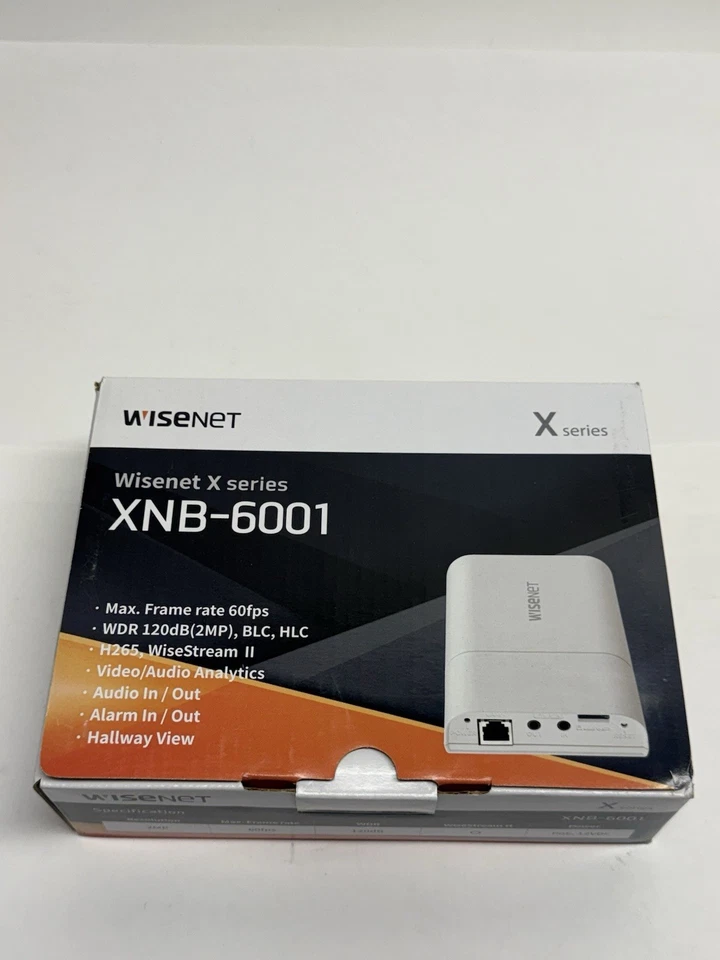 SEALED NEW HANWHA WISENET X SERIES XNB-6001 XNB-H6240A NETWORK CAMERA - Image 2 of 4