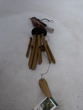 Bamboo Wind Chimes Bird Theme With Tags
