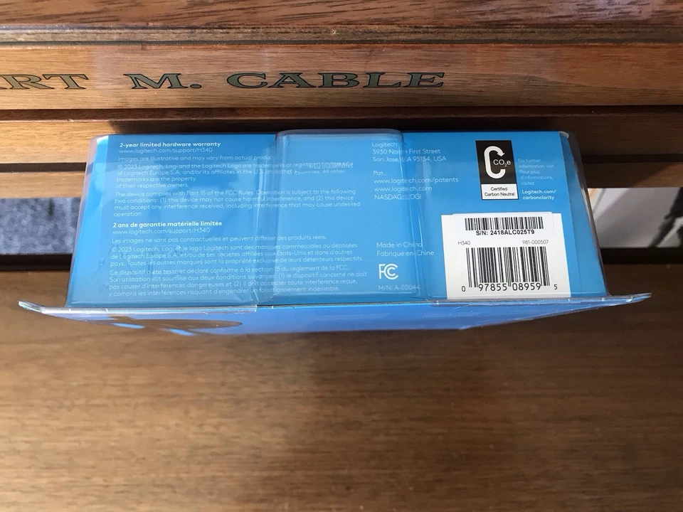 Brand New Logitech H340 USB Computer PC Headset w/Noise Cancelling Microphone - Image 4 of 4