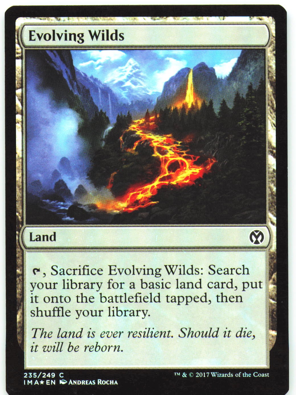 Evolving Wilds 235 Common Iconic Masters Magic: The Gathering Foil LP