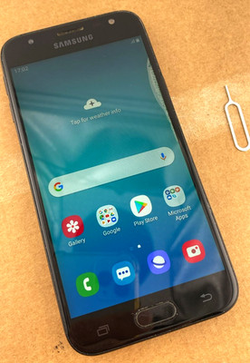 Samsung Galaxy J3 2017 SM-J330FN 16GB entsperrt Smartphone schwarz C Zustand schnell