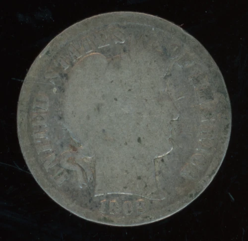 1903 P BARBER DIME Philadelphia KM# 113 0.900 Silver 0.0723 oz. ASW As Shown