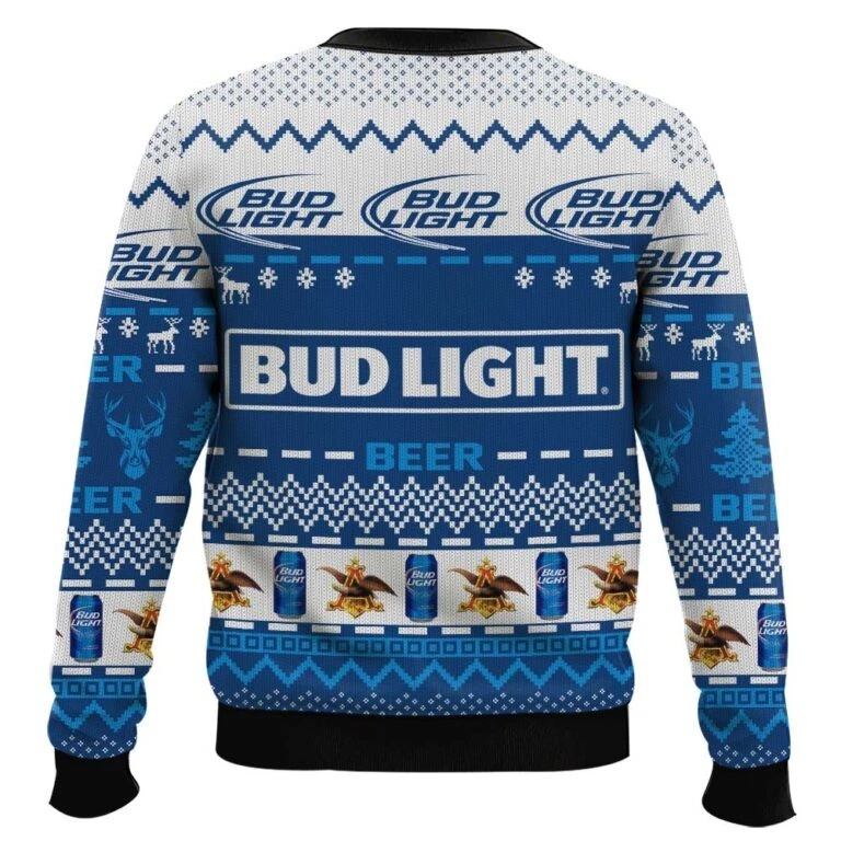 Bud Light Lager Ugly Christmas Sweater