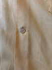 1950S/ 1960S Loop Collar Mustard Yellow Extra Large Rockabilly Shirt Loop Collar — photo 5