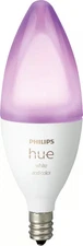Philips - Hue E12 Bluetooth 50W Smart LED Bulb - White and Color Ambiance