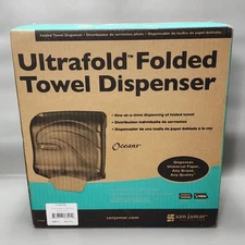 San Jamar Oceans Ultrafold Folded Towel Dispenser T1759 Arctic Blue
