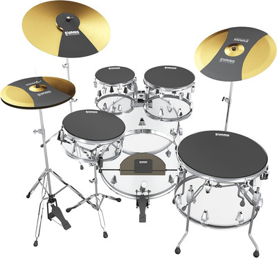Evans Soundoff Drum Mute Pak 8 Pack Practice Quietly Volume Control Set