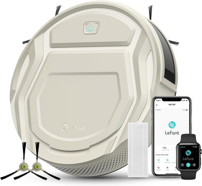 Robot Vacuum, Slim Quiet, 3 Adjustable Strong Suction Levels, Robot Vacuum Clean