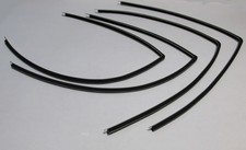 Glass Run Channel Weatherstrip For 1965-1966 Chevy Bel Air Impala 2 Door Sedan