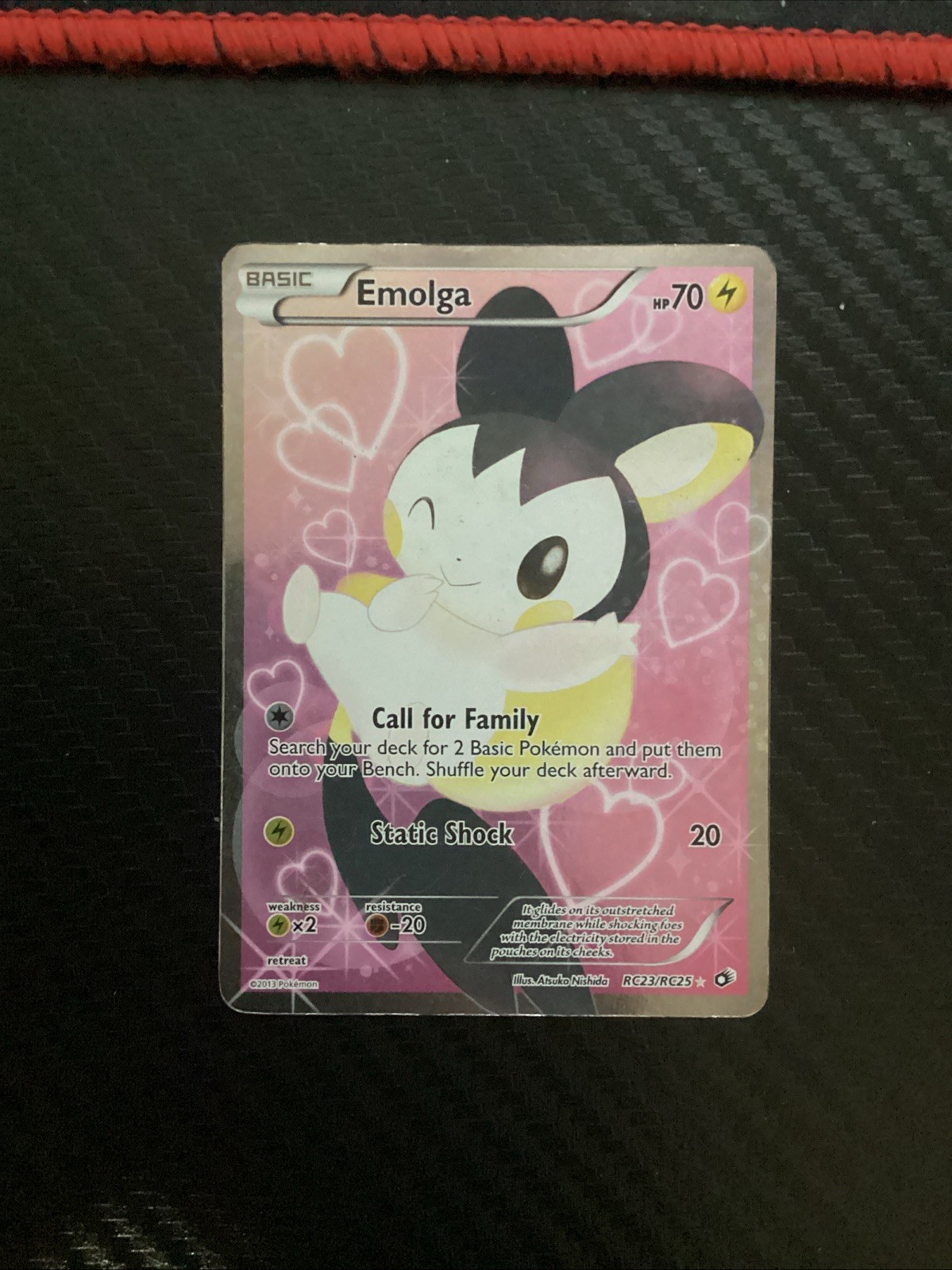 Pokémon Emolga RC23/RC25 Legendary Treasures Radiant Collection Full Art Holo MP