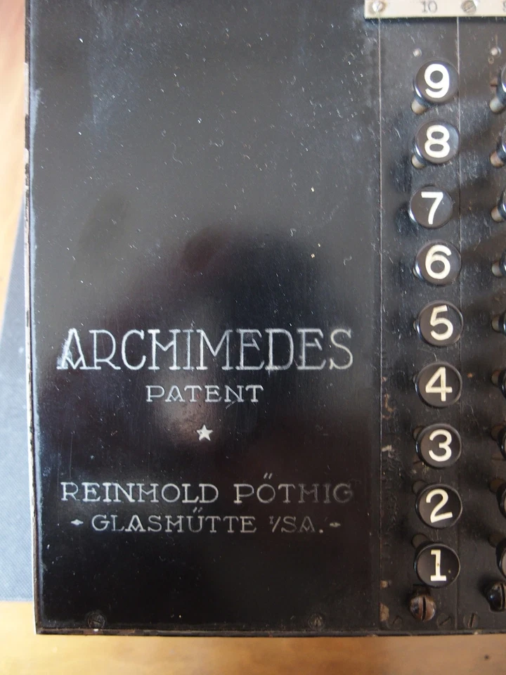 Machine à calculer Archimedes model D circa 1915 - Rechensmachine - Photo 4/4