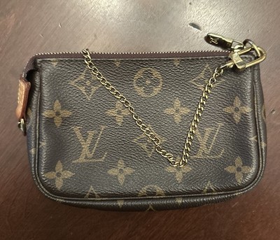 LOUIS VUITTON Monogram Mini Pochette Accessoires Pouch M58009 LV Authentic