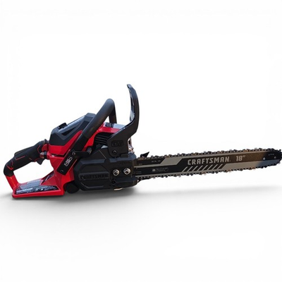 #ad #ad Craftsman S1800 42cc 2 Stroke Gas Chainsaw 18quot; Bar Easy Start Red Black $169.99