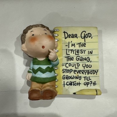 Dear God Kids ''I'm the Littlest in the Gang'' 1982 Porcelain Figurine