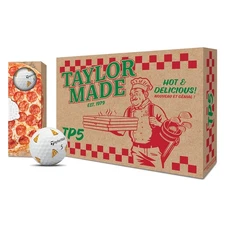 TAYLORMADE TP5 PIX PIZZA PARTY GOLF BALL DOZEN