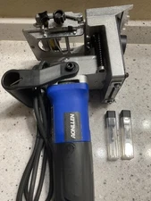 Dual-Spindle Doweling Jointer DJ710, 710W 120V 60Hz, Wood Plate Dowel Joiner,...