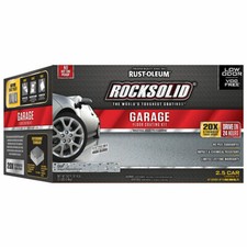 Rust-Oleum 293513 RockSolid Garage Floor Coating Gray Kit 2.5 Car Garage Kit