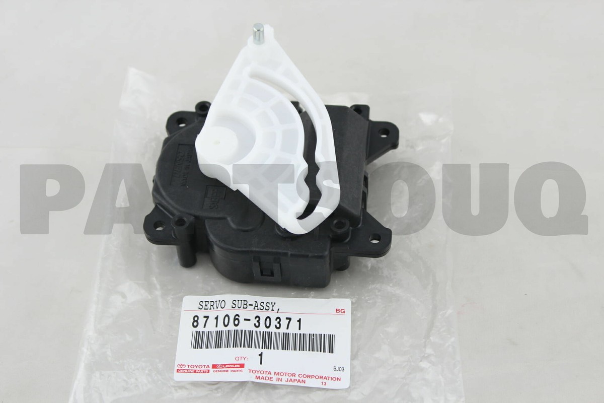 8710630371 Genuine Toyota SERVO SUB-ASSY, DAMPER(FOR MODE) 87106