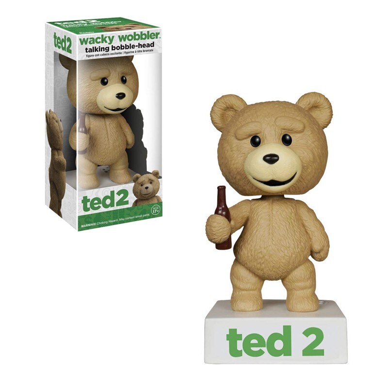 レア ted テッド wacky wobbler トーキングボブルヘッド Funko - Ted 2 The Movie - Ted the Teddy Bear Talking Wacky Wobbler