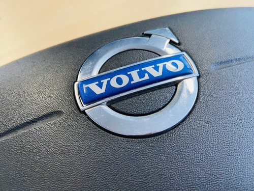 Volvo Steering Wheel Airbag Emblem Badge Sticker Logo Replacement 46mm X 10mm - Picture 7 of 12