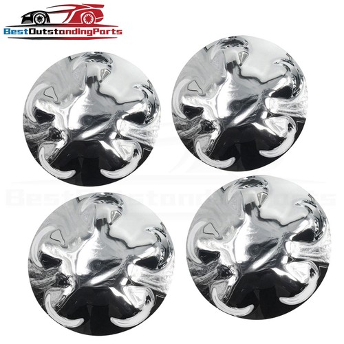 4x 17" Chrome Wheel Center Hub Caps Lug Nut Covers For Ford F-150 Lobo 2000-04 - Picture 11 of 11