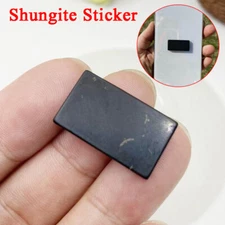 SHUNGITE Stone EMF Protection Plate Sticker for Cell Phone Modem Router 5G WiFi