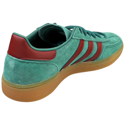 adidas Handball Spezial Mens Fashion Sneakers in Green Red - 5 US
