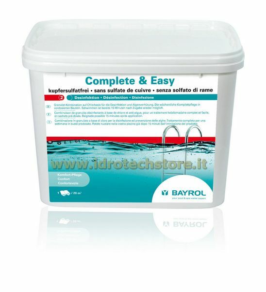 BAYROL COMPLETE & EASY 16 DOPPIE BUSTE  4,48 KG. CLORO PISCINA by4199296