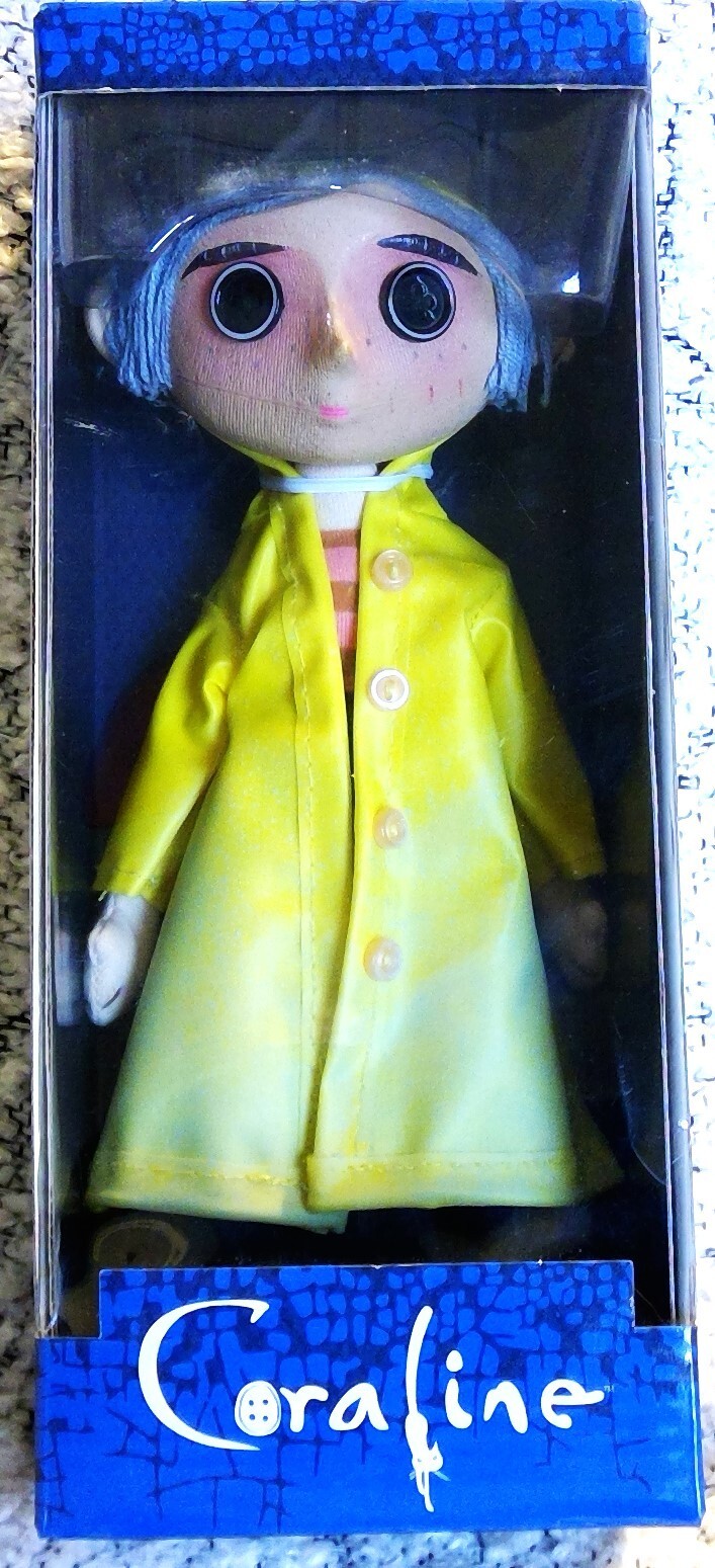 Coraline Doll Yellow Raincoat Rain Boots 10
